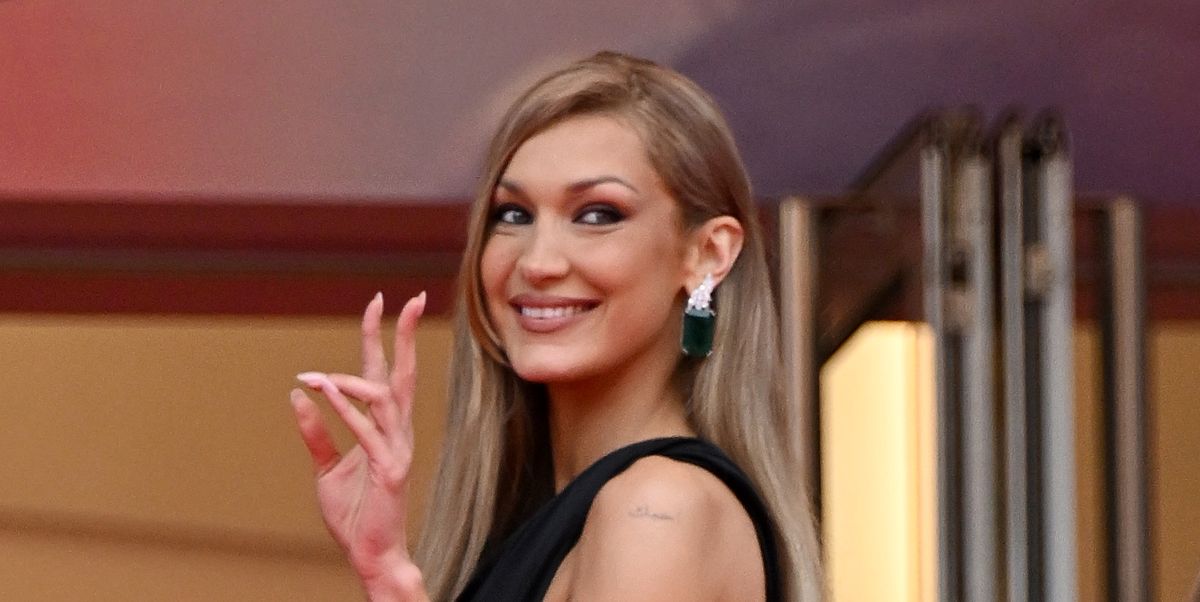 Bella Hadid’s Cannes Red Carpet Look Stays Just Within the Dress Code Boundaries