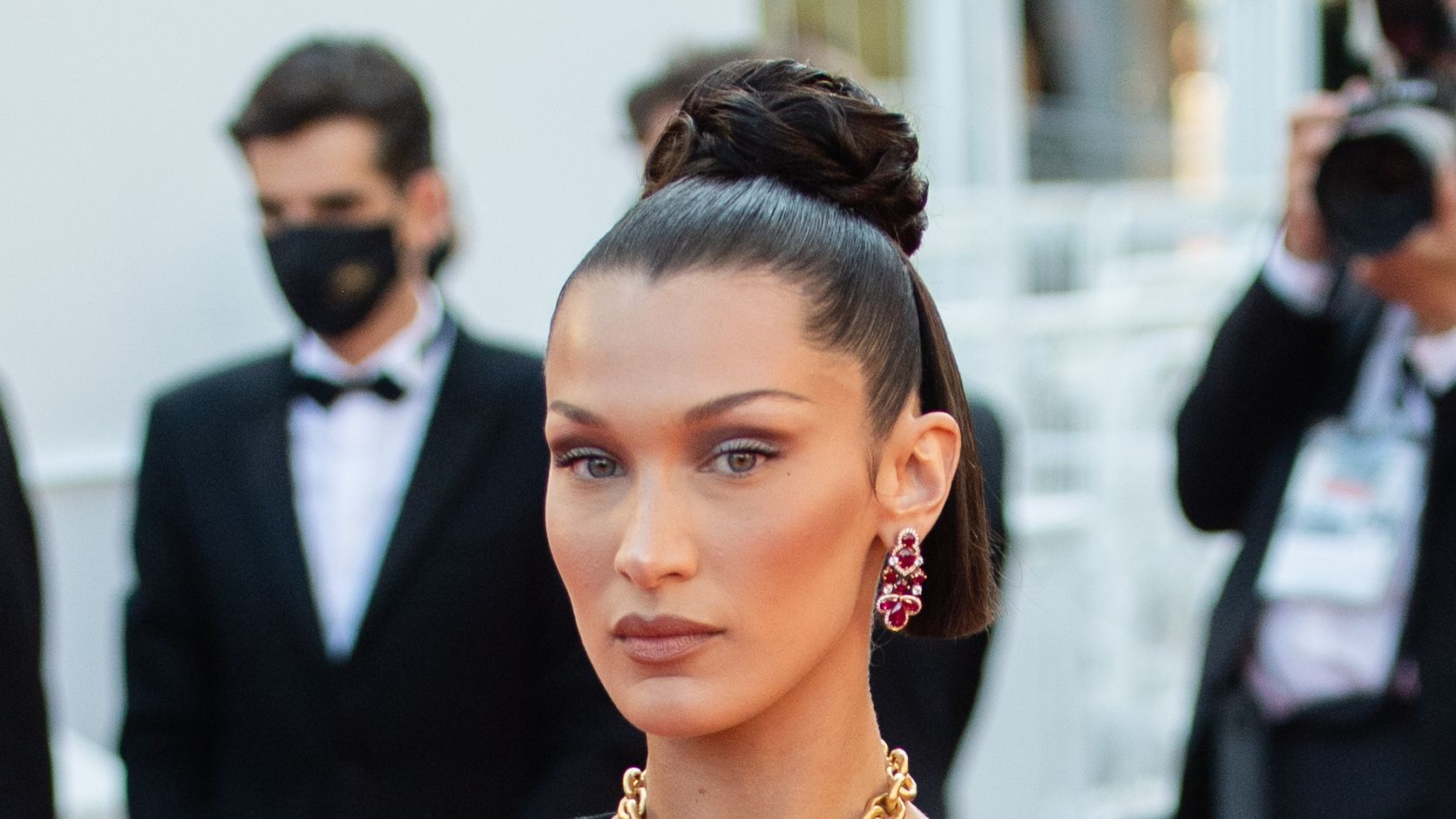 Bella Hadid Wore the 2021 See-Through Trend