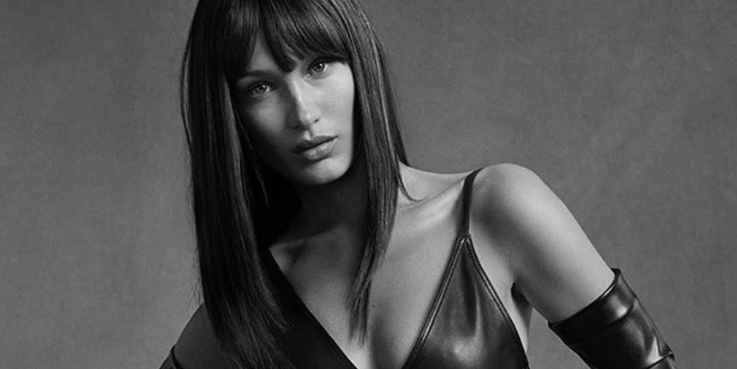 Model Bella Hadid radically changes her look for Helmut Lang's new