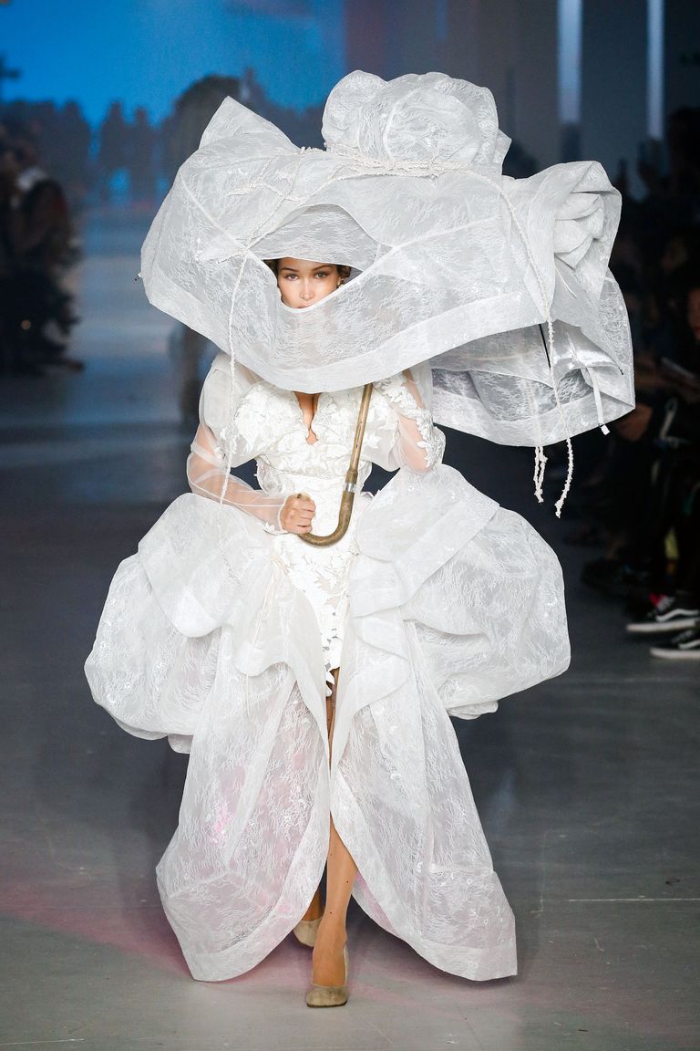 Bella Hadid Wears Three Unique Looks at Paris Fashion Week