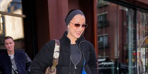 Bella Hadid Goes on a Shopping Spree in Two Chic Retro Coats