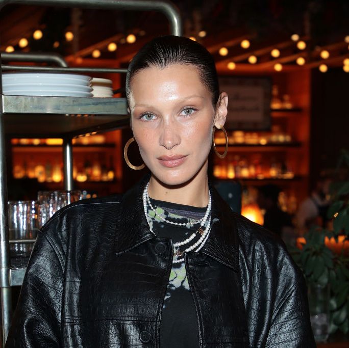 Bella Hadid Goes Bare (Faced) on Instagram—See Pics
