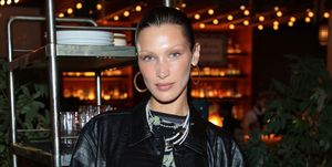 bella hadid just shared a topless instagram post and looks incredible