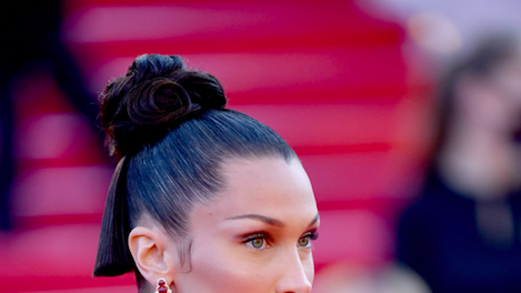 Bella Hadid's Hair (and Entire Body) Is Covered in Swarovski