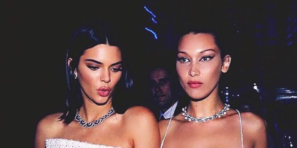 Bella Hadid and Kendall Jenner Had a Good Twinning Moment at