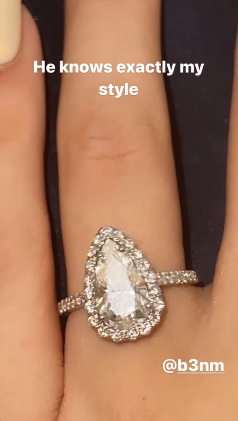 bella thorne engagement ring