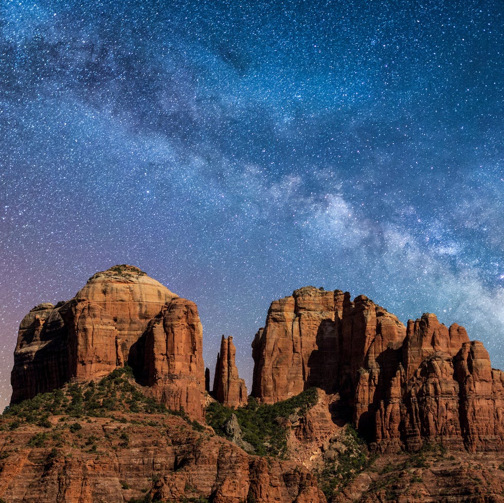 Below the milky way at Cathedral Rock below the milky way at cathedral rock