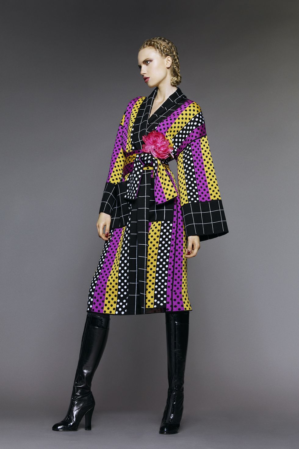 Belted wrap coat, Duro Olowu, kimono contemporaneo