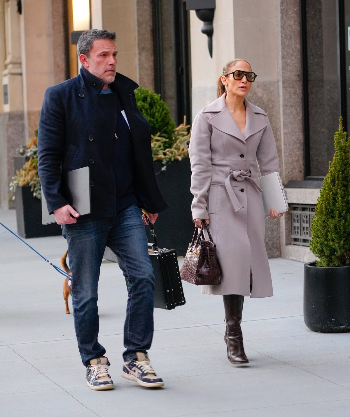 Jennifer Lopez Matches Her Tall Boots to Her Hermès Birkin in NYC