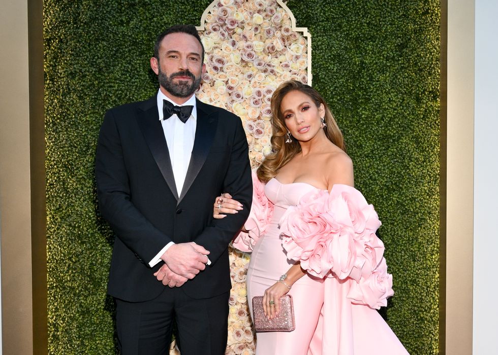 Jennifer Lopez Wears Pink Dress to Support Ben Affleck at 2024 Golden ...