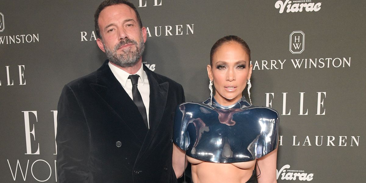 J.Lo Wears Cropped Breast Plate With Underboob on Red Carpet