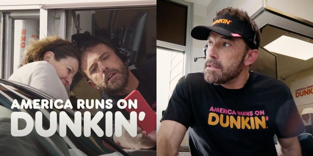 dunkin super bowl commercial jacket