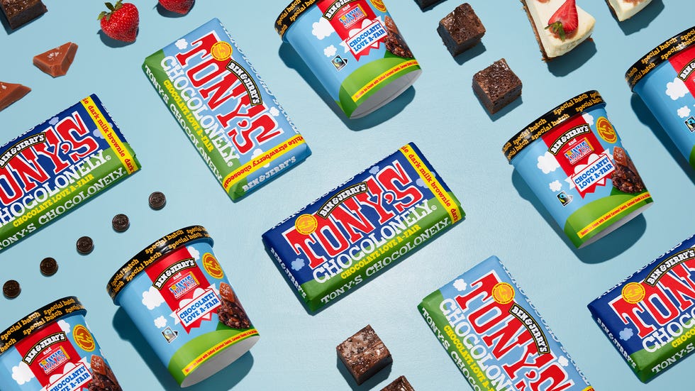 ben  jerry's tony's chocolonely ice cream