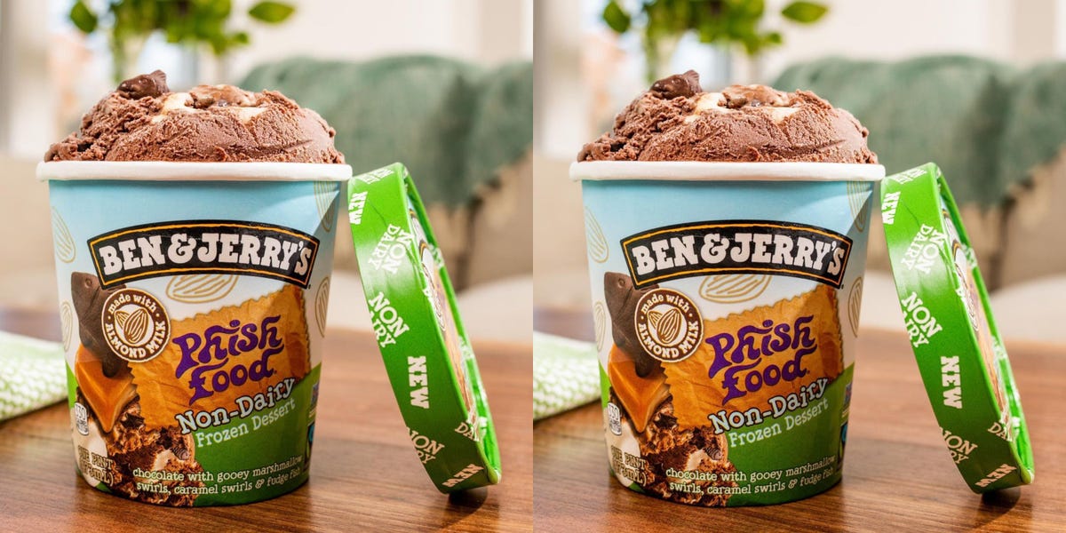 Ben Jerry's Non-Dairy Cookies Pint Frozen Dessert Pint –