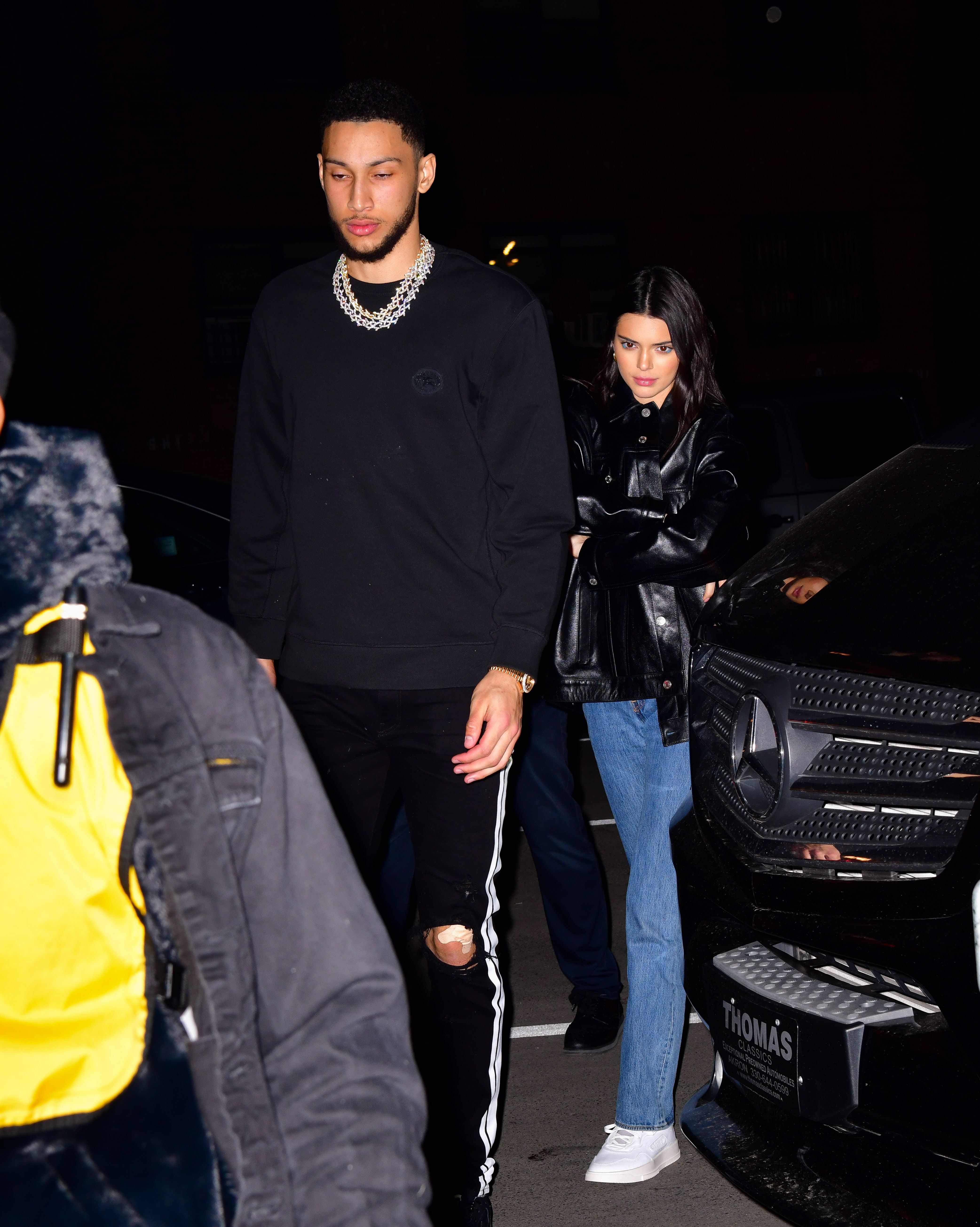 Kendall Jenner pulls in new boyfriend Ben Simmons for a kiss in LA