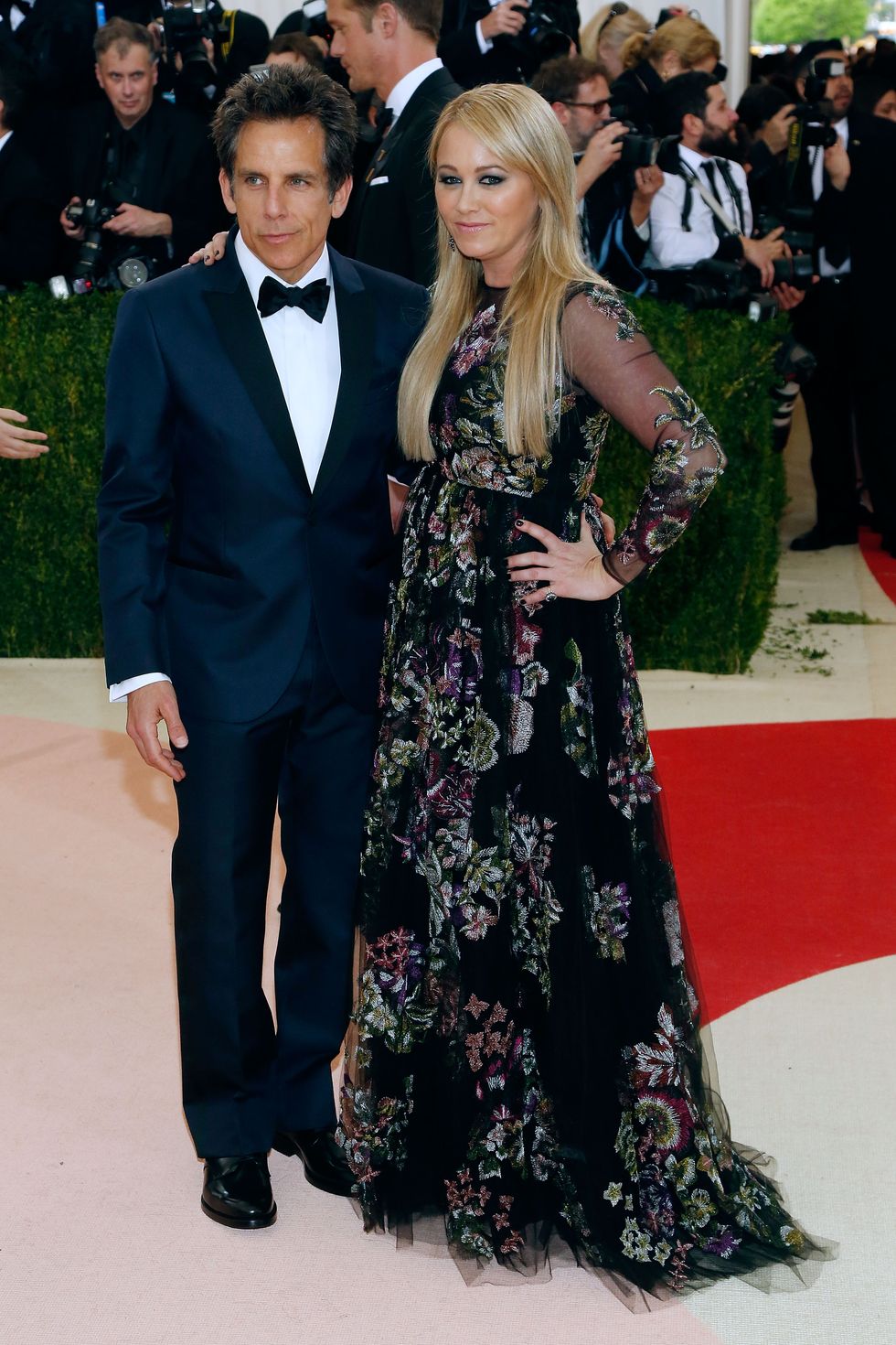 ben stiller and christine taylor 2016 met gala