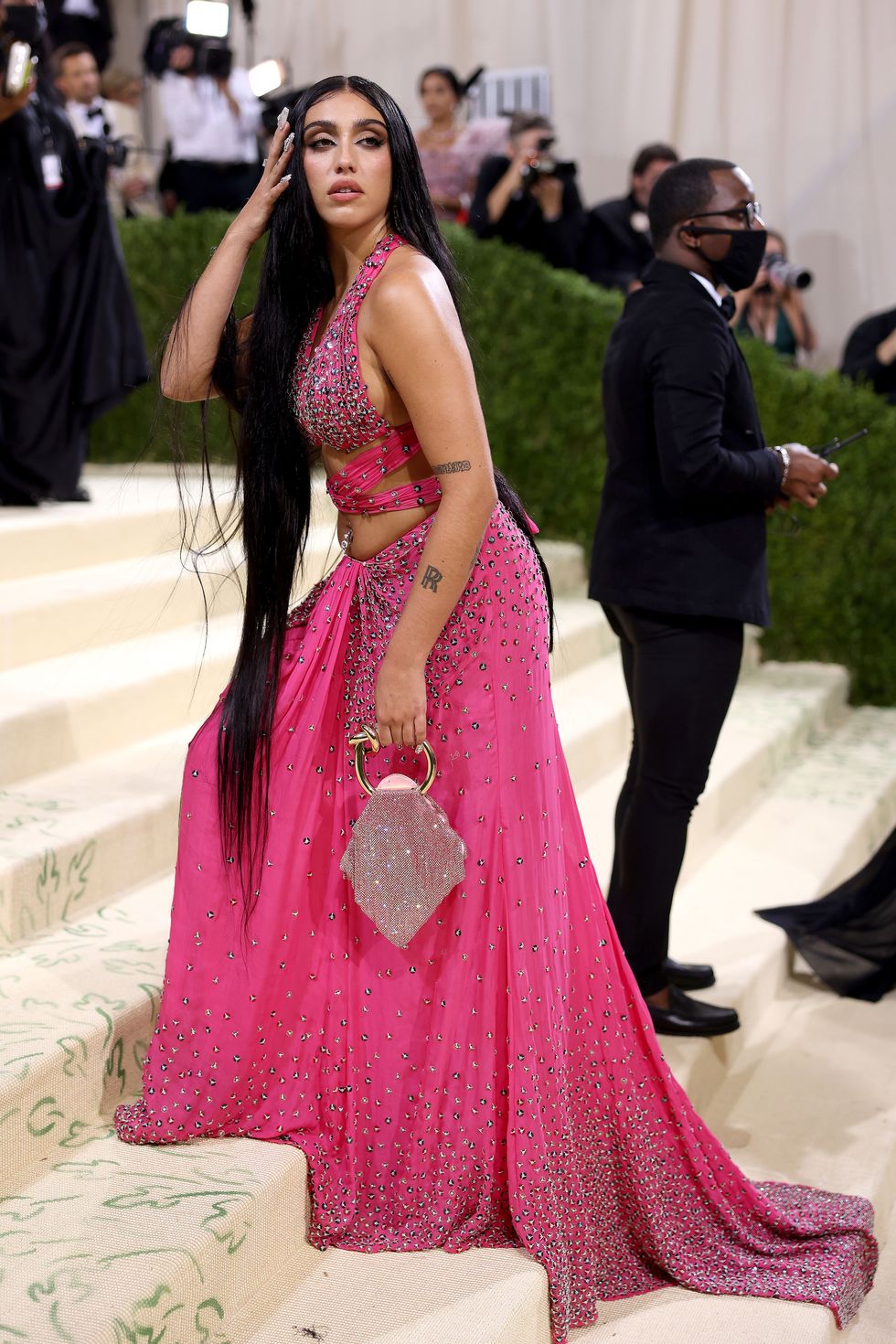 new york, new york september 13 lourdes leon attends the 2021 met gala celebrating in america a lexicon of fashion at metropolitan museum of art on september 13, 2021 in new york city photo by john shearerwireimage