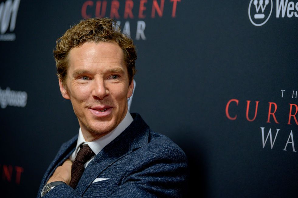 new york, new york   october 21 actor benedict cumberbatch attends the current war new york premiere at amc lincoln square theater on october 21, 2019 in new york city photo by roy rochlingetty images