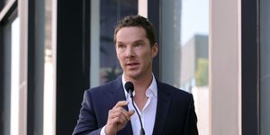 actor benedict cumberbatch honored with star on the hollywood walk of fame