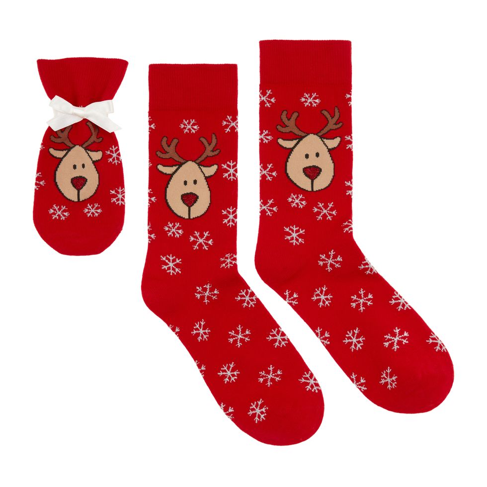 Sock, Red, Christmas stocking, Christmas decoration, Footwear, Fashion accessory, 
