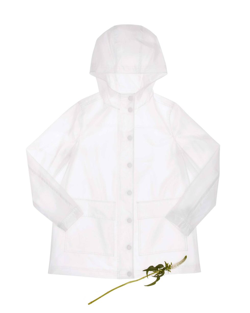 White, Hood, Clothing, Outerwear, Sleeve, Jacket, Raincoat, Hoodie, 
