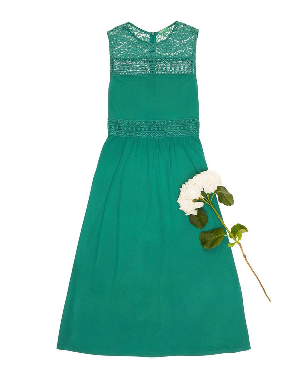Clothing, Green, Dress, Day dress, Cocktail dress, Teal, Turquoise, A-line, Bridal party dress, One-piece garment, 