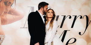 los angeles, california   february 08 ben affleck and jennifer lopez attend the los angeles special screening of "marry me" on february 08, 2022 in los angeles, california photo by rich furywireimage