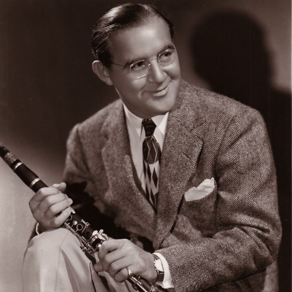benny goodman poses for a studio portrait in 1939. (photo by gilles petard/redferns)