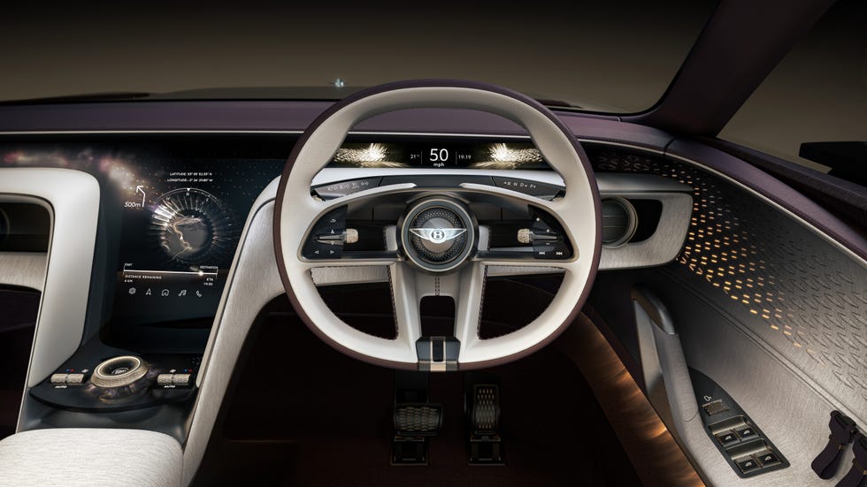 Bentley Concept Car Exp 15 dashboard view