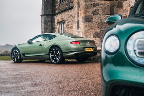 Bentley Continental GT and Flying Spur staged at Leeds Castle