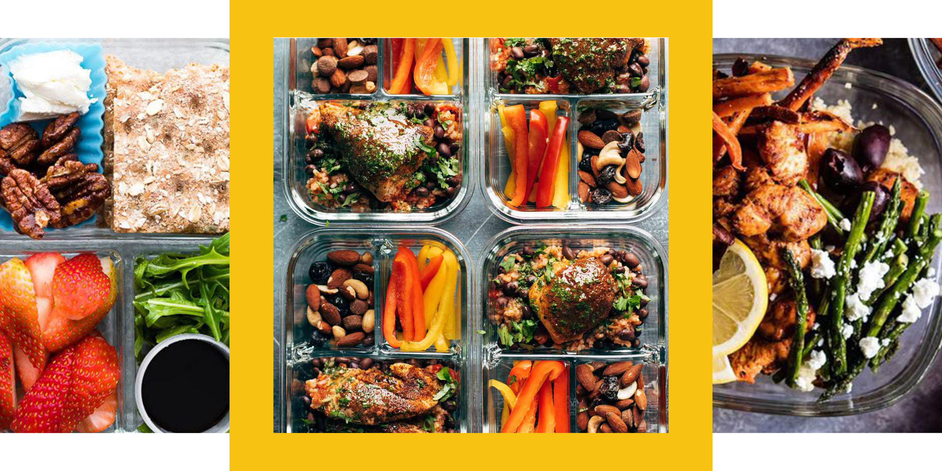 Healthy Bento Box Lunch - Brown Rice Pasta Salad 