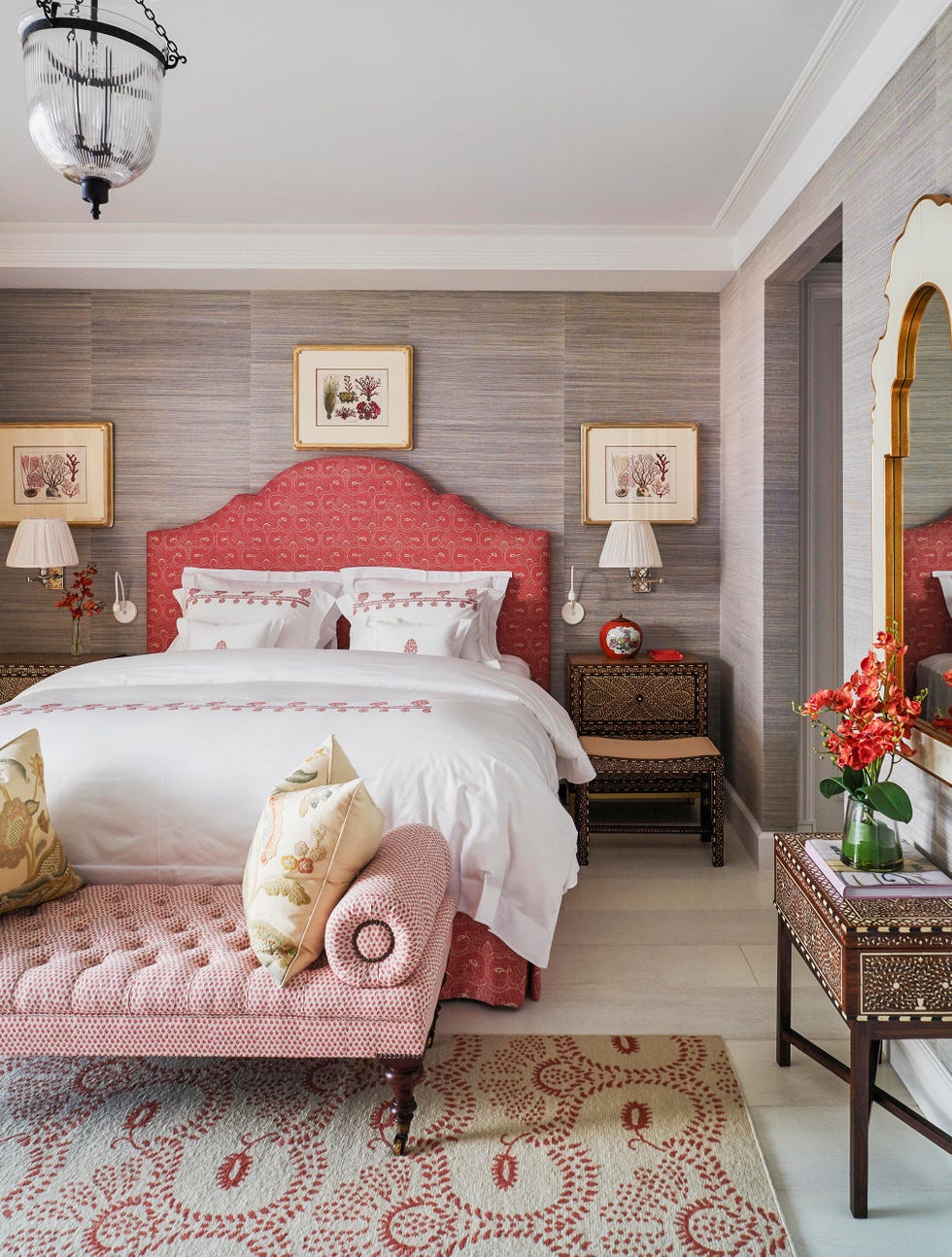 coral bedroom ideas