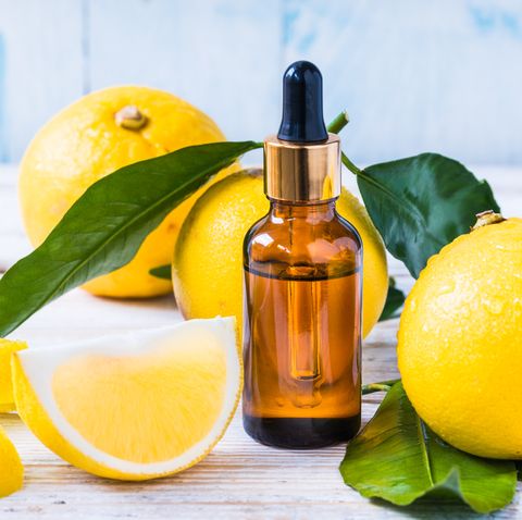 Bergamot citrus essential oil, aromatherapy oil natural organic cosmetic.
