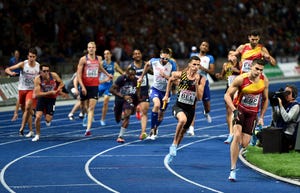 bruno hortelano encabeza con españa la final del relevo 4x400m del europeo de berlín 2018