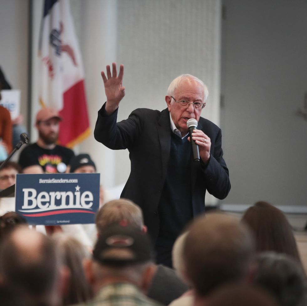 Bernie Sanders Holds Town Hall In Iowa With Rep. Rashida Tlaib