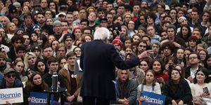 Presidential Candidate Bernie Sanders Campaigns In NH Ahead Of Primary