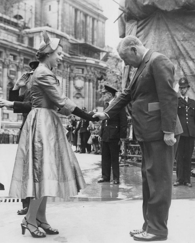 queen elizabeth ii and the duke of edinburgh on their coronation day