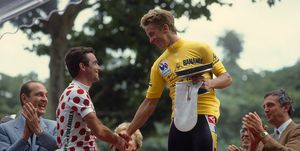 Cycling - Bernard Hinault and Greg Lemond