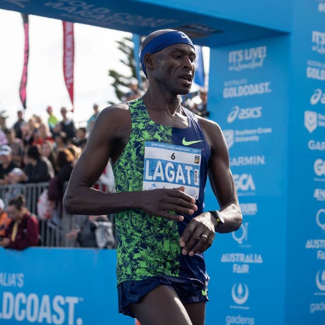 Barnard Lagat en el maratón de Gold Coast