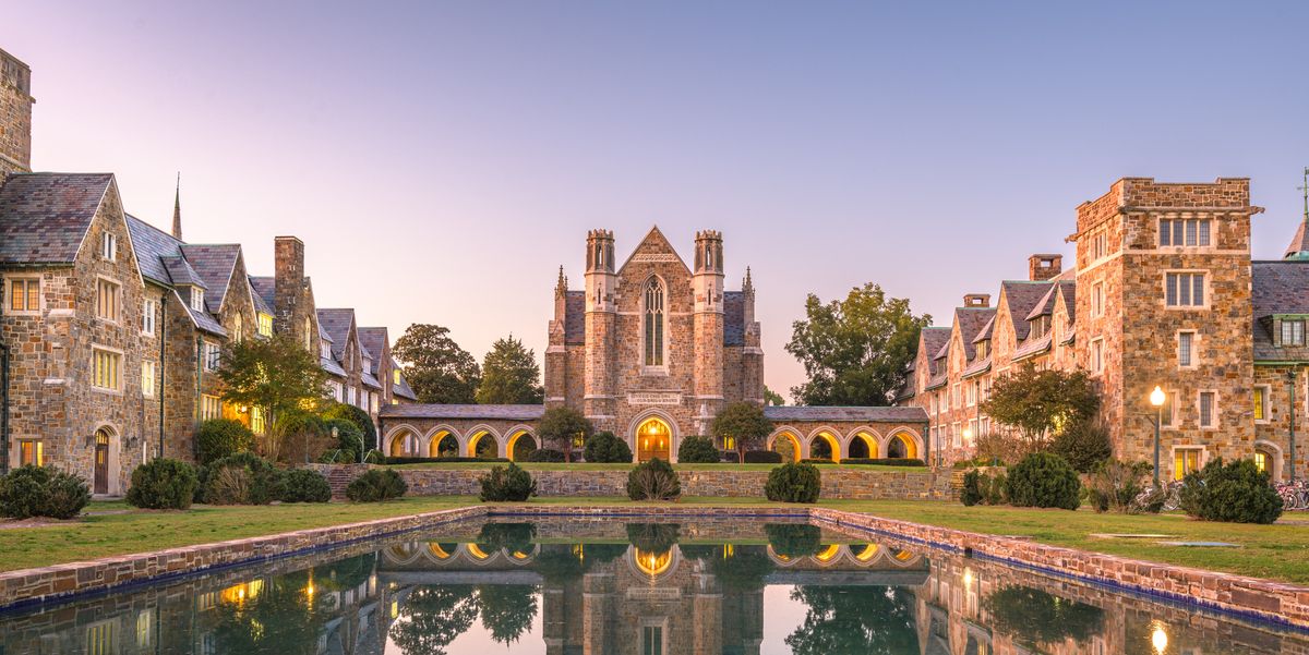 berry college historic campus at twilight
