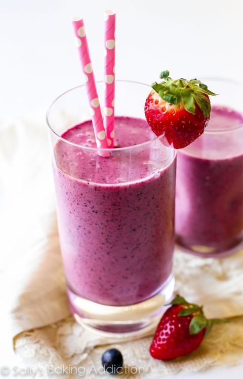 berry purple power smoothie