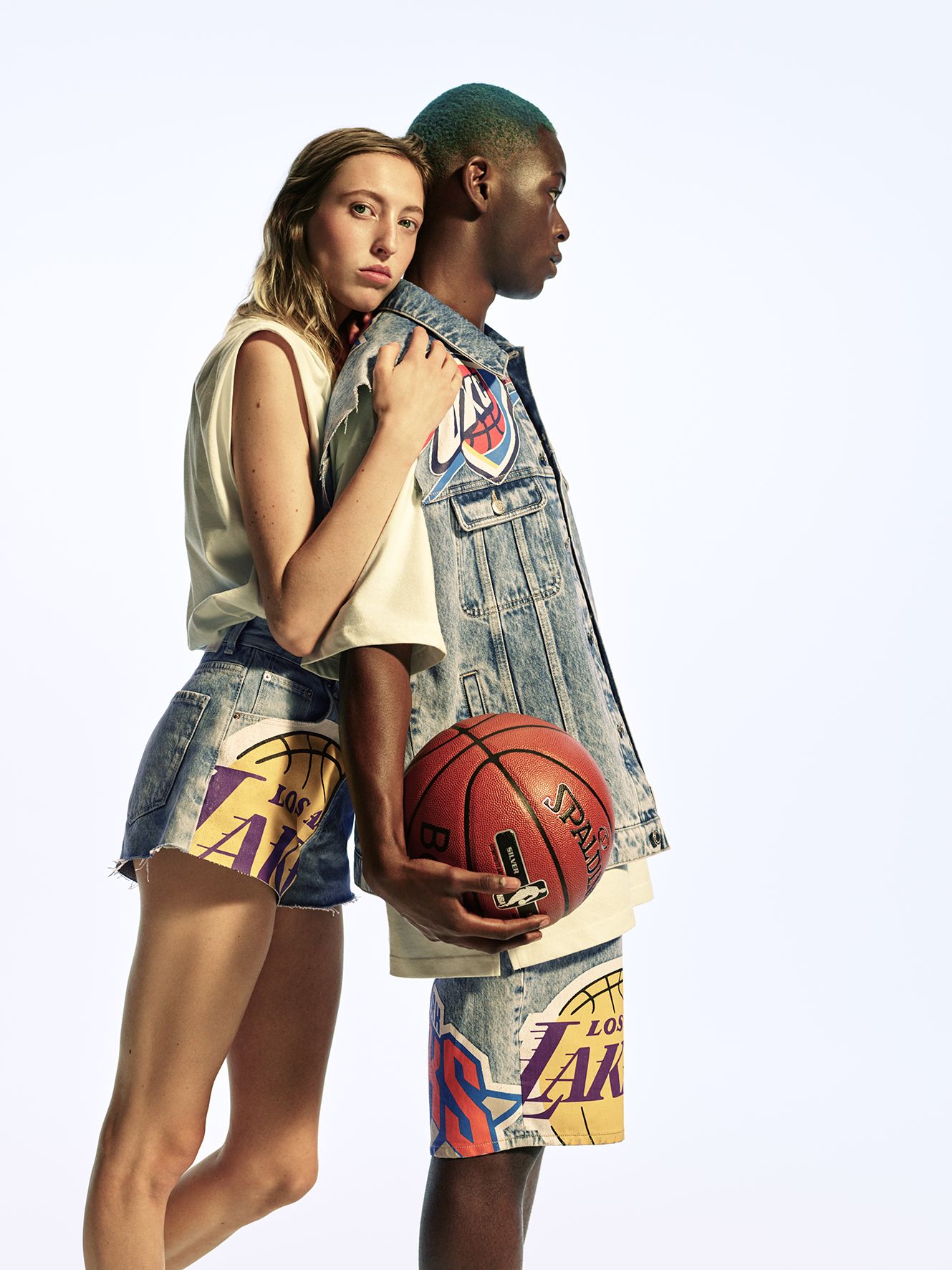 Camiseta de discount los lakers bershka