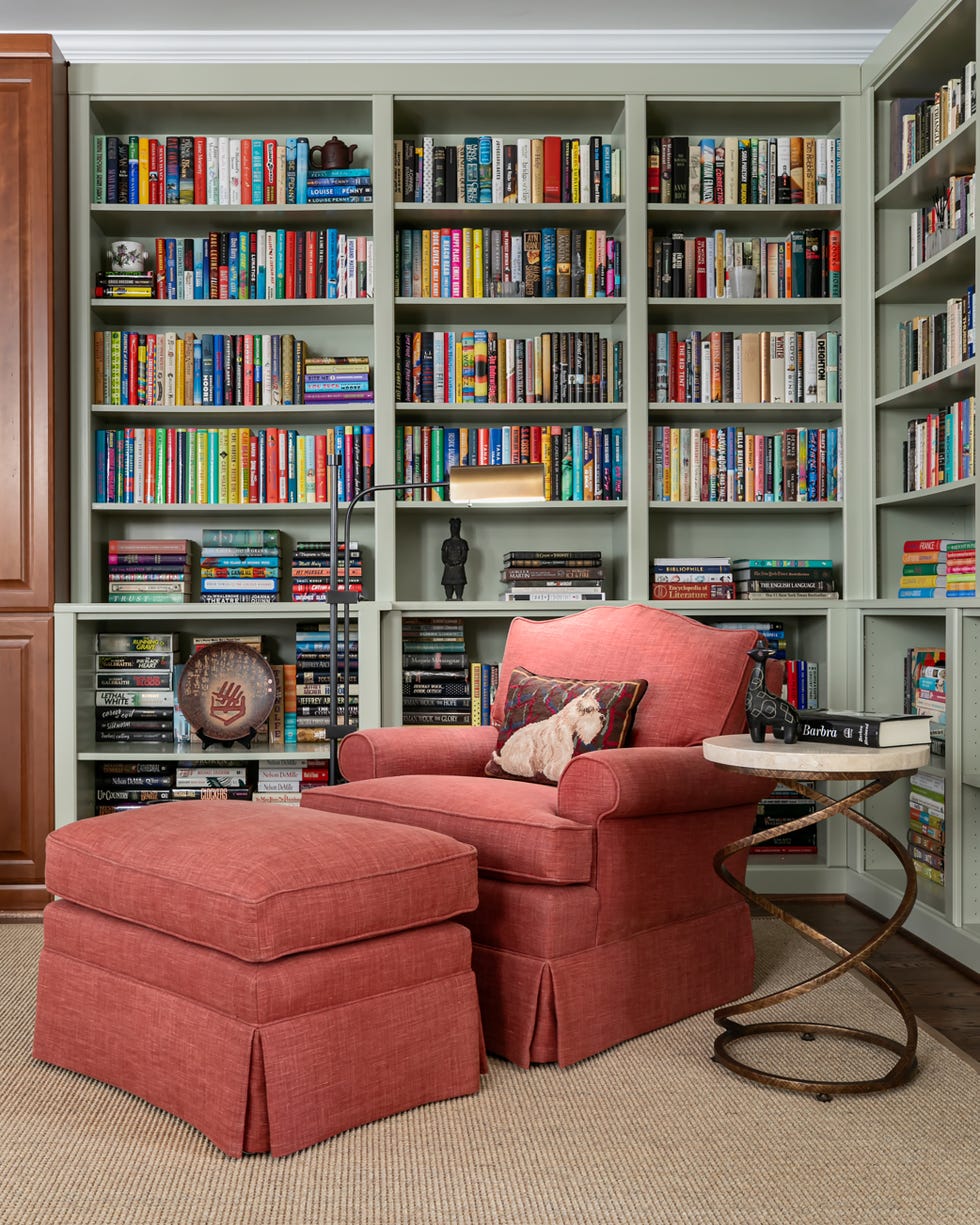 library with wall of books