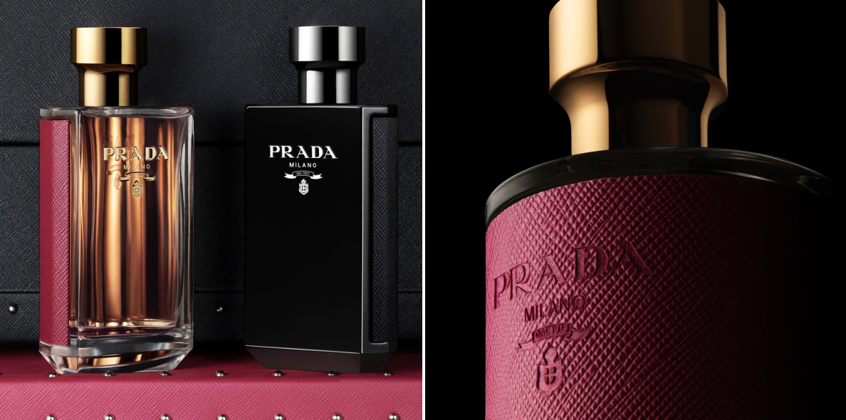 PRADA【La Femme與L'Homme對香系列】經典羊皮紋＋時尚氣息，愛香的情侶