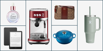 collection of lifestyle products including skincare kitchenware and accessories