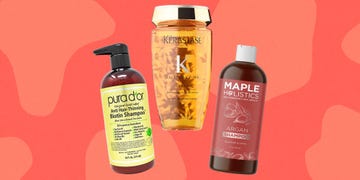 three argan oil shampoo products