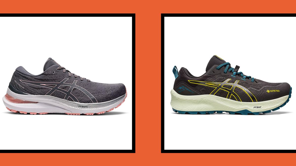 The Asics shoes for the road and