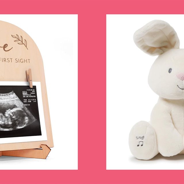 baby flora animated plush and wooden ultrasound picture frame