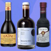 balsamic vinegar of modena, wild berry balsamic, and aged balsamic vinegar of modena