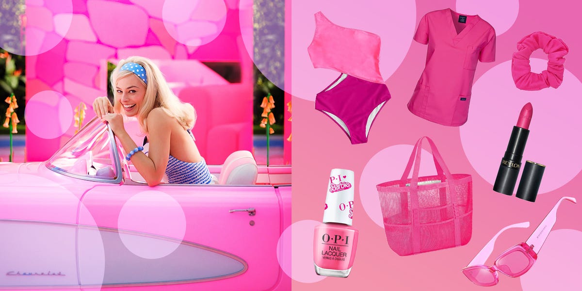 margot robbie in the 2023 barbie movie, accessories to be barbie for halloween